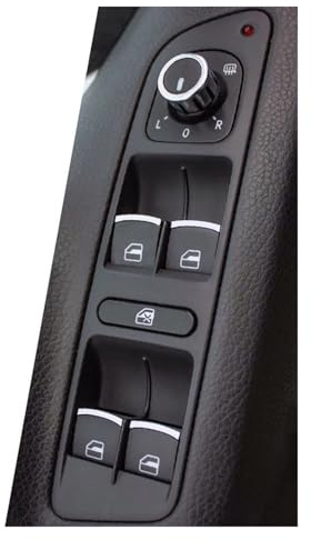 Interruttore Finestra Per VW Per Golf 5 6 Per GTI MK5 MK6 Per Jetta Per Tiguan Per Passat B6 CC 5ND959857 Pulsante Controllo interruttore Principale alzacristallo Elettrico Pulsantiera Comando Alzavet