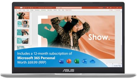 ASUS VivoBook Go 14 Intel Celeron N4500 4GB RAM 64GB eMMC 14 Windows 11 Home S Laptop - E410KA-EK672WS