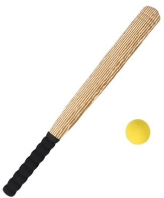 ICDKOYK Ensemble de battes de Baseball pour Enfants, entraînement, Batte Baseball pour Adolescents, Enfants, 21 Pouces, Couleur du Journal, 24 Pouces