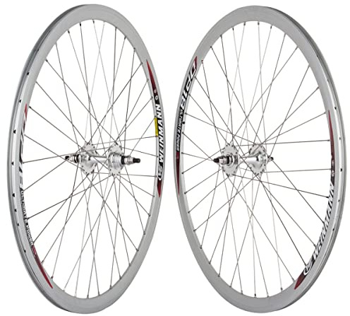 WheelMaster Weinmann DP18 Wheel Set - 700c, 36H, Fixie/Freewheel, All-Silver