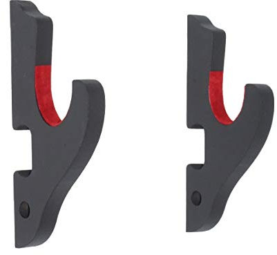 Moumou 2 Stück Wandhaken für Samurai-Schwert, verstellbarer Präsentationsständer für Katana Wakizashi Tanto Genji, 1-Tier Padded