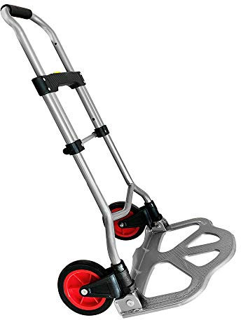 HENGMEI Diable Pliant Chariot de Transport à Main Pliable avec 2 Roues Charge Max. 60 kg