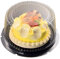 Cabilock 20PCS 8 Inch Cake Container with Clear Lid Plastic Cake Carrier Cake Holder for Transport, Storing, Displaying Cakes