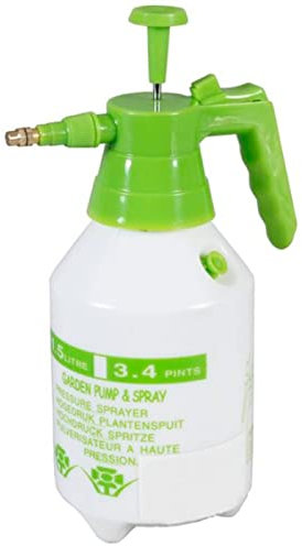 Acan Tradineur - Pulverizador Manual a presión, Botella para sulfatar, Bomba de presión/vaporización, Boquilla Ajustable, riego, jardinería - 1,5 litros