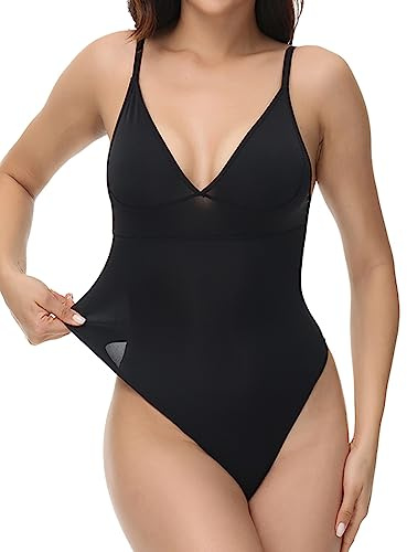 TAYOEA Kroppsformande Bodysuit för Kvinnor Figurformande Shapewear Bukbensformning Slimmande Kroppskropp Stark Formning