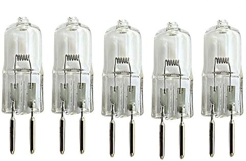 UGEFKMQ Lámparas Halógenas G5.3 G5.3 24V 35W Lámpara De Bombilla De Cápsula Halógena Blanco Cálido Sin Parpadeo Regulable,35W,10 Piezas