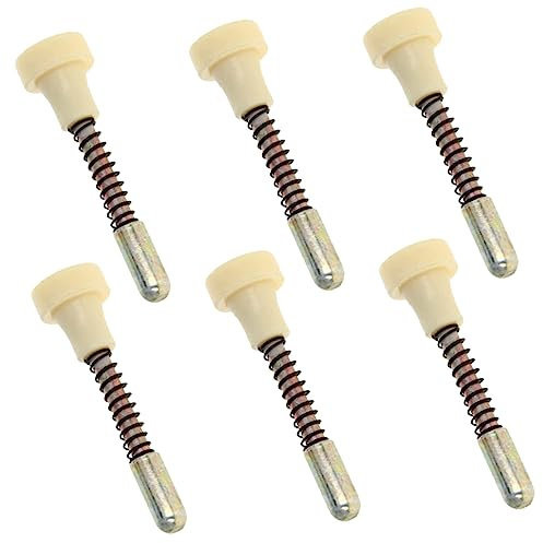 Artibetter 6Pièces Loquets à Piston à Ressort pour Berceau Goupilles de Verrouillage Robustes pour Cages à Poules Pigeons et Animaux de Compagnie