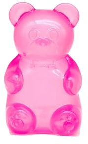 Sensory Squishy Toys Little Bear Stress Relief Squeeze Ball Pinch Decompression Ball Pinchs and Relieves Stress for Kids and Adults Desk Toy 01-Pink One Size