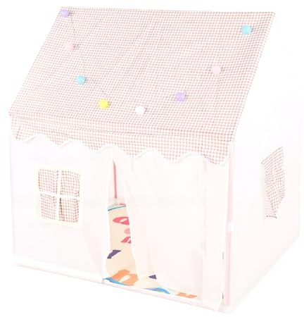 Generic Tienda de Campaña para Niños, Linda Casa de Juegos Interior con Luz de Estrellas, Fácil de Limpiar para Uso en Interiores y Exteriores, 47,24 X 41,34 X 50,39 Pulgadas, Regalo Portátil para