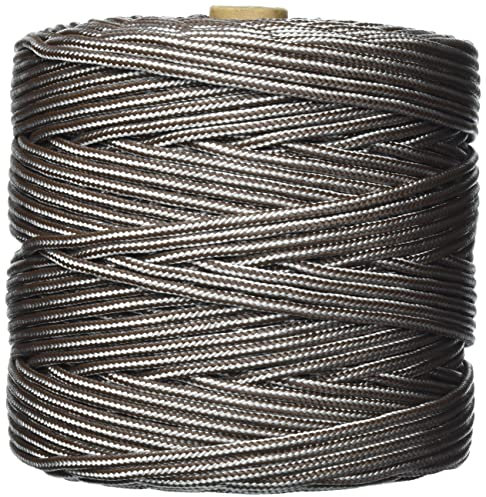 Cofan Bobina de cordón trenzado de polipropileno | Diámetro de 5 mm | Longitud de 200 metros en color blanco / azul