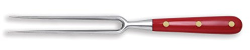 Coltellerie Berti Forgiati Tenedor para trinchar 2410 plexiglás Rojo