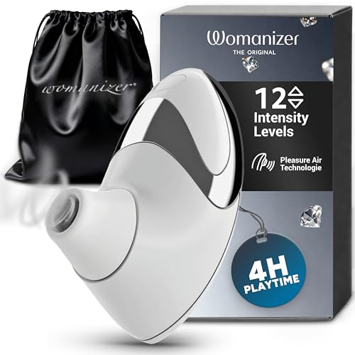 Womanizer W500 Vibratore Clitorideo Giocattolo per Adulti | Stimolatore Clitorideo Vibrante con 12 Livelli di Aspirazione | Succhiatore Clitorideo Impermeabile | Giocattoli Sessuali per Donne| Bianco