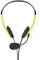 NEDIS PC-Headset | Auf Ohr | Stereo | 2X 3.5 mm | Klappbarer Mikrofon | 2.00 m 2.00 m Grün