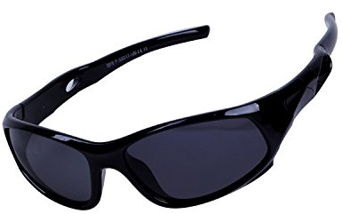Qixuan Kids Sport Sunglasses for Boys Girls (3-12 years) Polarized UV Protection + Box
