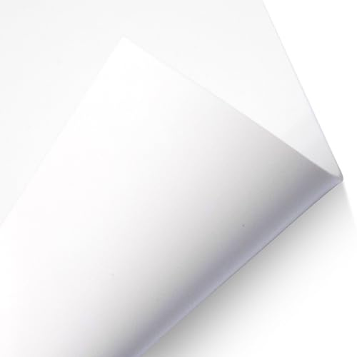 Exactly Rubber - White Silicone Sheet, 60A Durometer Silicone Mat, Food-Grade Rubber Mat with -80 to 450°F Temperature Resistance, 400% Elongation, Silicone Placemat Made in The USA, 1/16 x 9 x 12