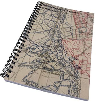 Hornbeam Militaria Trench Map Notebook, Givenchy-Les-Le-Bassee, 4th May 1917, A5, 80 Pages