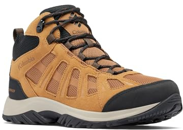 Columbia Redmond 3 Mid Wp, Scarponi da trekking ed escursionismo impermeabili a vita media Uomo, Elk Spice, 40.5 EU