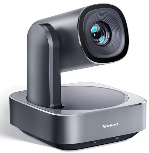 Tenveo HDMI PTZ Camera 11X Optical Zoom Conference Camera USB3.0 HDMI 1080P 60FPS Video Conference Wide Angle for Meeting Church Worship Live Streaming Events Education Zoom Teams Skype OBS