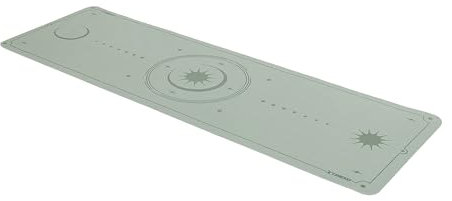 TREXO Yogamatte in Grün, 183x61 cm groß und 6 mm dick Yoga Matte aus ökologischem TPE mit rutschfester Oberfläche Starkem Grip auf dem Boden Widerstandsfähig gegen Beschädigungen Leicht