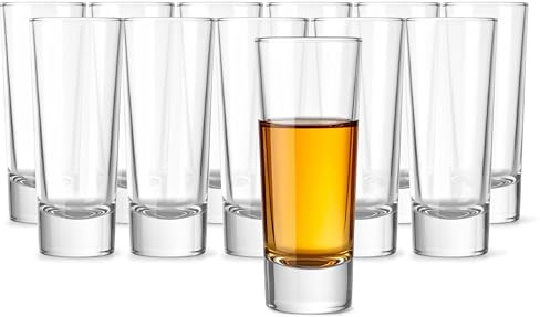 Glasmark KROSNO 1992 Bicchierini da Shot con Fondo Pesante – Set 12 Pezzi – 65 ml – Trasparente – Lavabile in Lavastoviglie