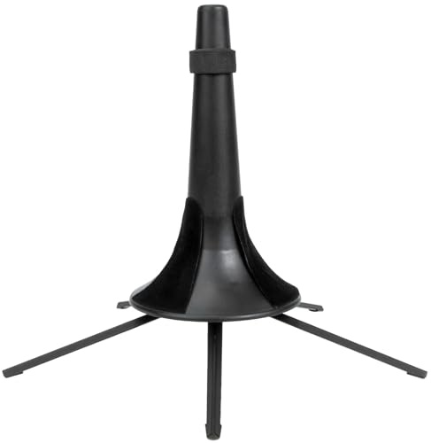 TOPBATHY Supporto per Tromba in Metallo Portatile 5 Piedi e Spugna Supporto Stabile per Clarinetto e Flicorno Espositore per Strumenti Musicali per Studenti e Musicisti