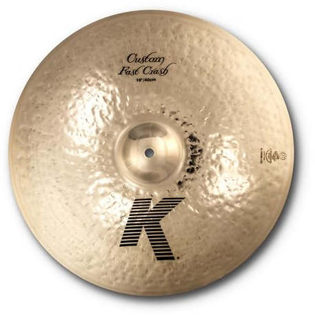 Zildjian K Custom Series - 16 Inch Fast Crash Cymbal - Brilliant finish