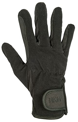 HKM 1225 Reithandschuhe Special, hochwertiges Lederimitat, Kinder Damen Herren