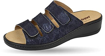 Weeger 14330, Mules Femme, Bleu (Black 024), 47.5 EU