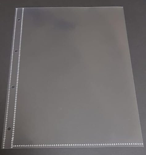 100x A4 Prospekthülle 4er Lochung 180my (0,18mm) SUPER STARK, GLASKLAR GLATT, Klarsichthülle mit Abheftrand, DOKUMENTENECHT, recycelbar !