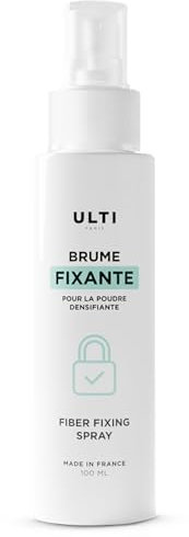 ULTI Paris Spray fixateur 100ml - 100% fabriqué en France - 89% origine naturelle - laque cheveux sans aerosol - parfait pour poudre densifiante pour cheveux - spray coiffant homme & femme