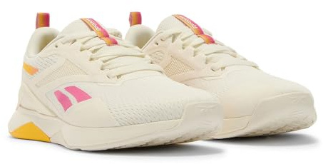Reebok Nanoflex Tr 2, Zapatillas Mujer, Tiza True Pink Golden Haze, 38 EU