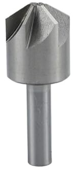 1pcs 120 Degrees Chamfer Milling Cutter, 6-50mm Countersink Drill Bit Straight Shank HSS Chamfer End Mill Deburring Chamfering Cutter(30mm 120 Degree)