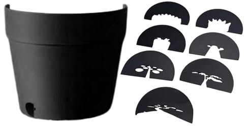 Beleuchtete Blumentöpfe, Zubehör, dekorative Blumentöpfe, Nachtlicht-Zubehör, Lochprojektionslampe, Heimdekoration