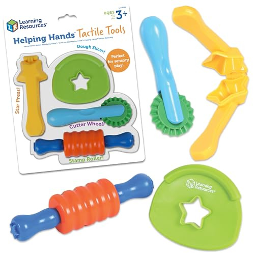 Learning Resources Herramientas de Motricidad Fina – Juego Sensorial Montessori para Niños 3+ – Juguete Educativo Lavable y Duradero