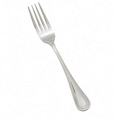 Winco Pearl Stainless-Steel Table Fork, Extra Heavyweight, 8.75 (12 Pack)