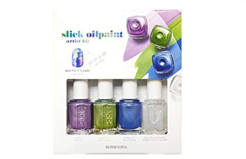Essie Slick Oil Paints Polish Kit, 13.5 ml, Pack of 4