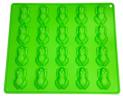 Selecto Bake Grenouille Moules à Chocolat en Silicone Moule à Bonbons Antiadhésif Réutilisable DIY Moules de Cuisson pour Gelée, Crayons, Gélatine, Décoration de Gâteau, Savon, Résine