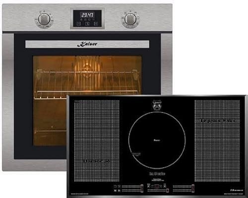 Kaiser Set de cuisinières électriques EH 6323 + KCT 97 FI La Perle, Autark, Autark, Pivot, Four Electrique + KCT 97 FI Plaque de cuisson à induction 90 cm Autark