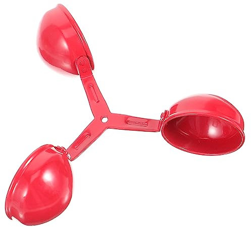 BESPORTBLE Wind Cup Anemometer Sensor Präziser Windgeschwindigkeitsmesser Aluminium Installieren Für Wetterstationen Und Meteorologische Überwachung Rot