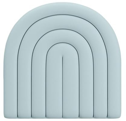 YSZBD Cuscino da Parete Pannelli Imbottiti Parete Letto Pannelli Decorativi per Pareti 3D Imbottiti Pannelli Testiera Letto Pu Impermeabile Morbido Adesivi Murali(#Sky Blue)