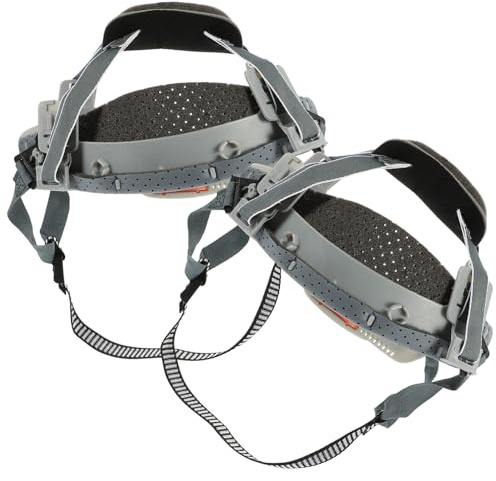 LIFKOME Doublure D'insertion De Casque De Sécurité Polyester Respirante, Bouton 4 Points, Protection Tête Chantier Hommes, Accessoires 2 Pièces pour Usage Industriel Et Professionnel