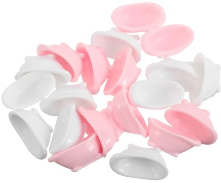 Toyvian 20 St Mikrolandskapsbadkarsdekorationer Mini Plastbadkar Badkar Dockhustillbehör Dockhusbadkar Mikrolandskapstillbehör Badkar Mikrolandskapsdekor Små Badkar