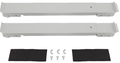 Denash Rullo per Supporto per Elettrodomestico Mobile Regolabile con 24 Ruote, Freno per Essiccatore, Frigorifero, Spostare Facilmente gli Elettrodomestici, capacità di 300 Kg