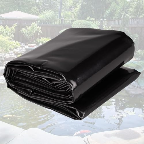 Lámina de goma impermeable para estanques de peces y piscinas de jardín, plegable: 1 x 2 m a 7 x 10 m