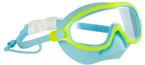 Générique Masque Natation Cache-Nez | Modèle antibuée et étanche avec bouchons d'oreilles - Lunettes pour - Pour garçons et filles de 4 à 16 ans, eau, plage, été, piscine,