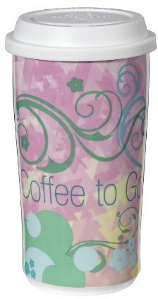 Cilio 127164 Coffee-to-go Becher Flowerpower