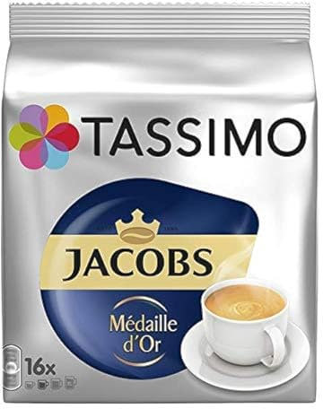 Tassimo Jacobs Médaille d'Or, Rainforest Alliance Certified, 16 T-Discs