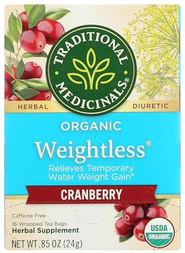 Traditional Medicinals Tea, Weightless Cranberry, 16 Count