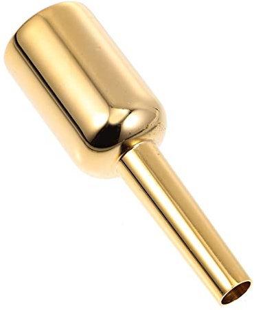 Trompetenmundstück Trompetenersatzinstrument Musikinstrument Tragbare Trompetenstimme Kornett Posaunenkoffer Ar-zubehör Teile Für Teil Für Horn Bach Ersetzen Tuner Vergoldet 5c