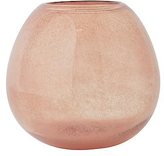 Lasi-Vase Rot aus Glas Ø25xH21,5cm